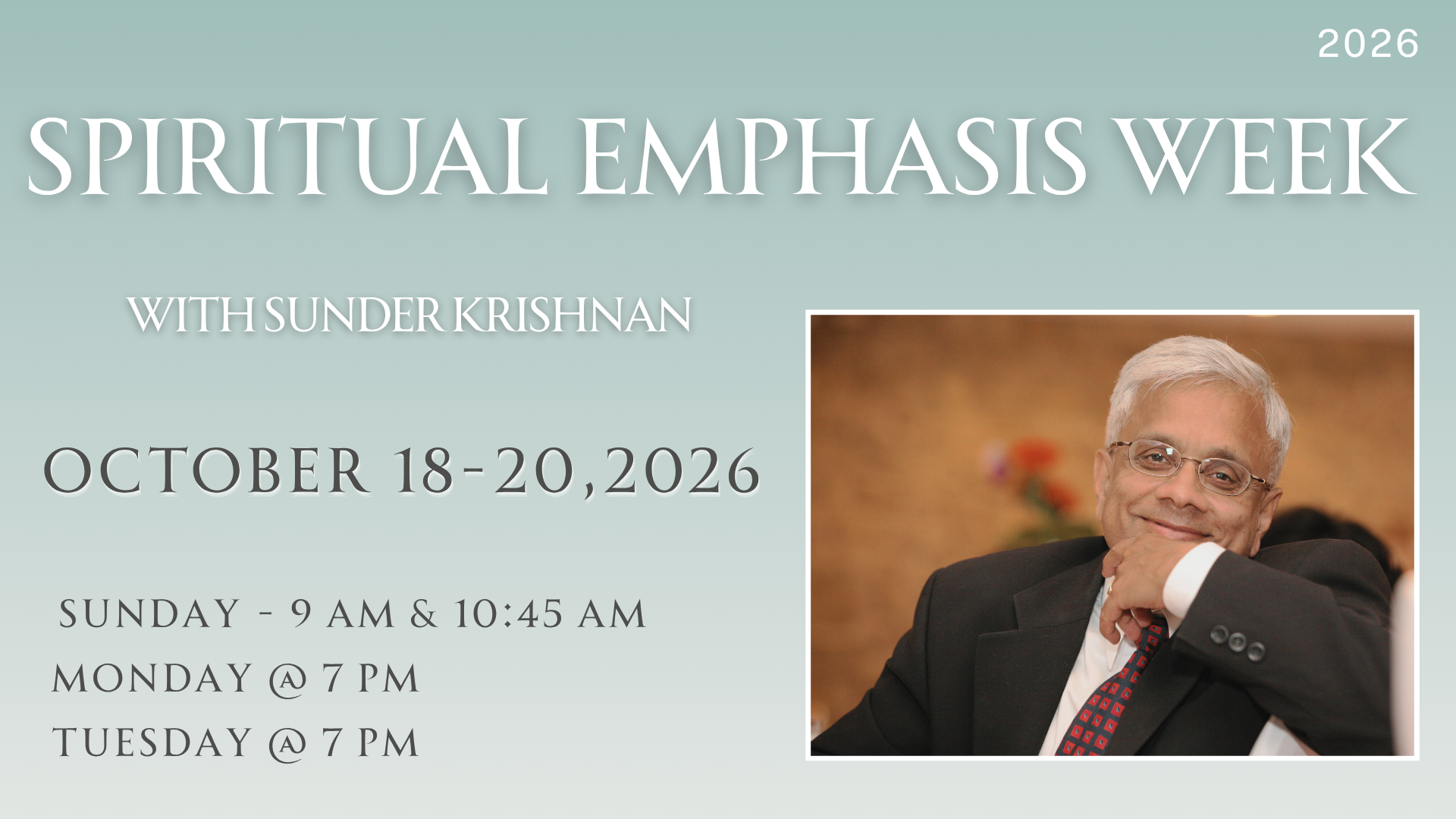 Spiritual Emphasis Week: Just Imagine
