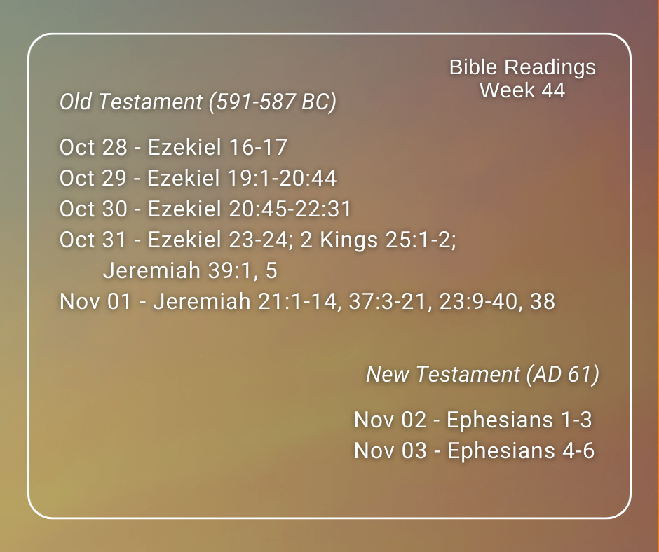 2024 Bible Plan - Week 44