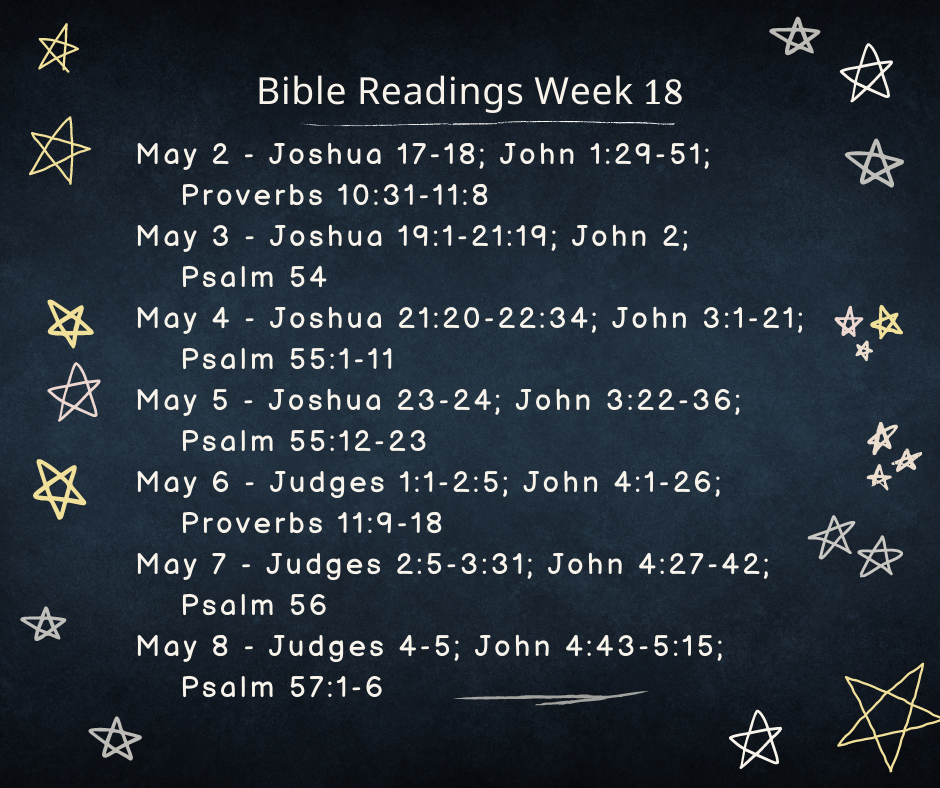 Bible Readings Week 18