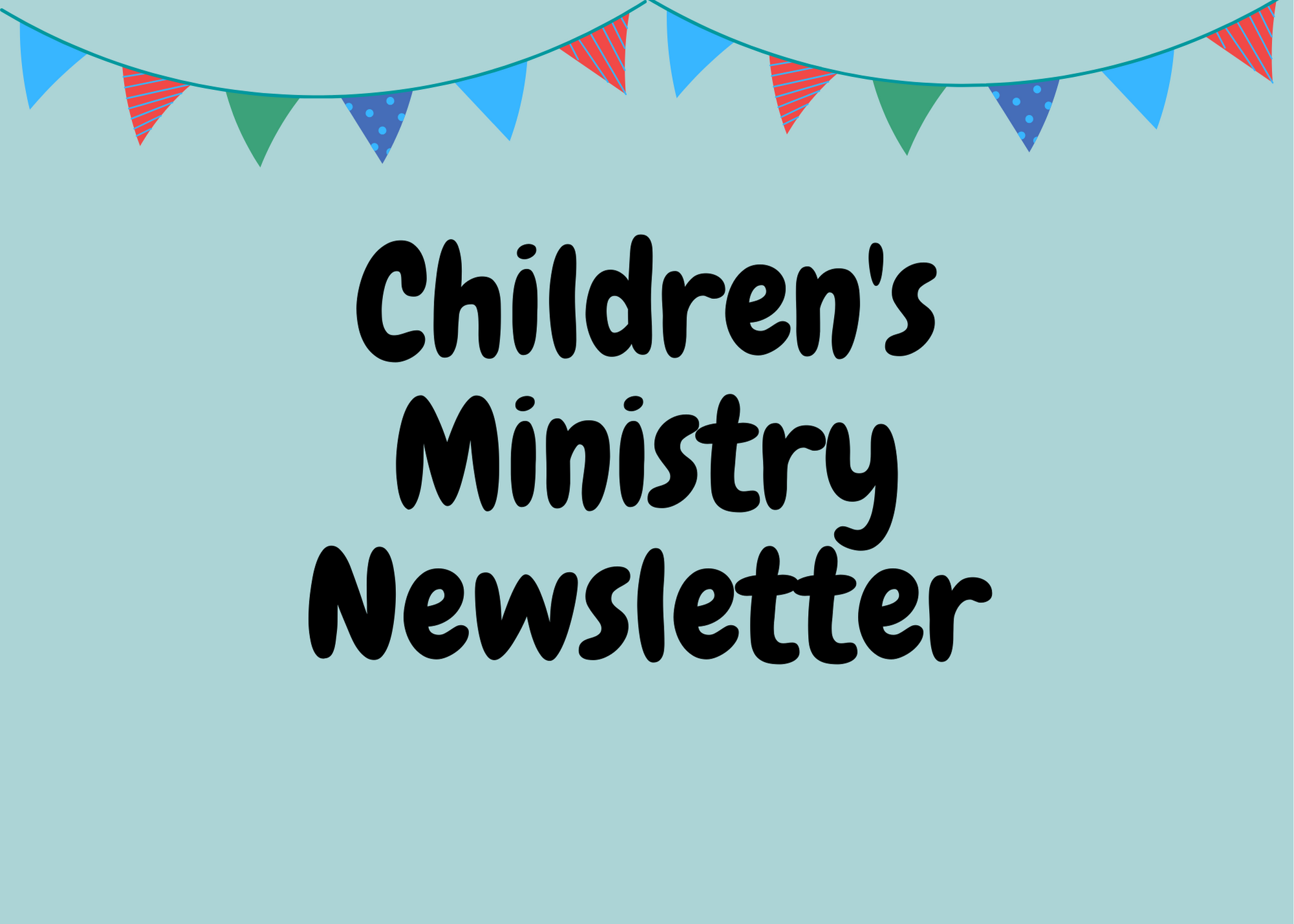 Children's Ministry Newsletter