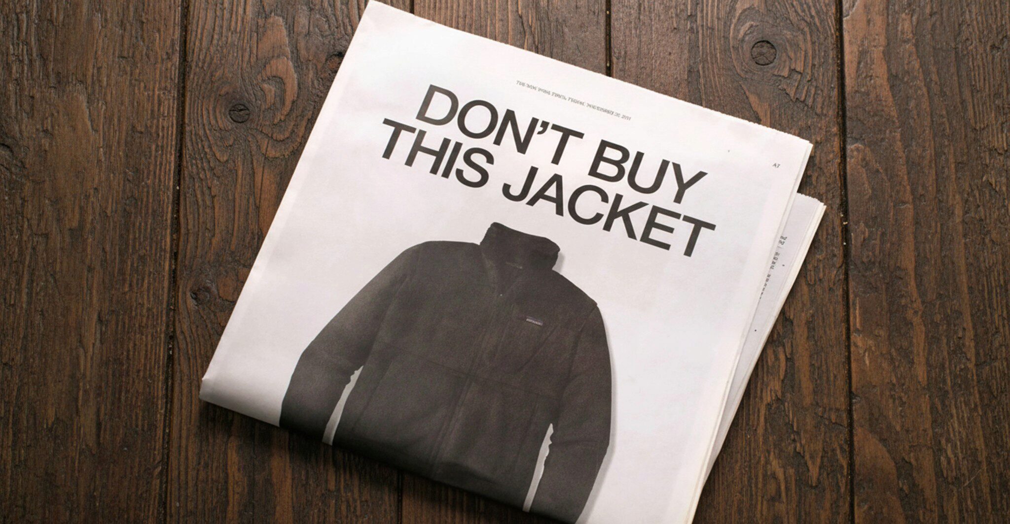The Black Friday Ad That Told Customers “Don’t Buy This”