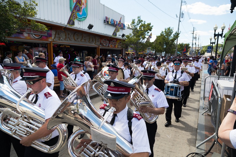 Territorial Commander, Staff Band Minister at Old Orchard Beach