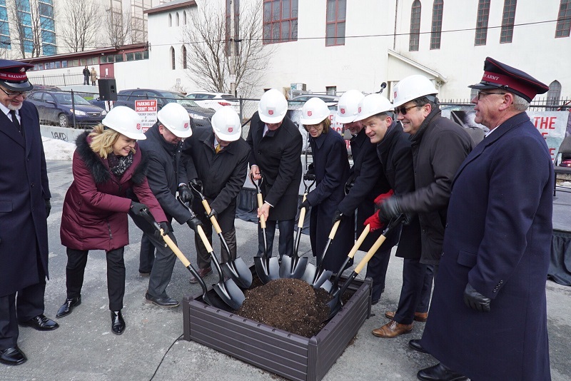 Groundbreaking Ceremony at St. John’s Centre of Hope