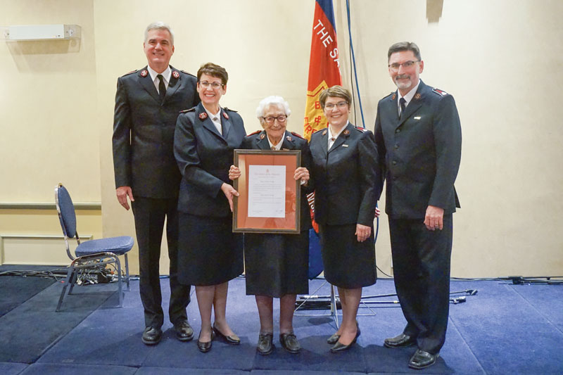 Canadian Officer Receives Order of the Founder