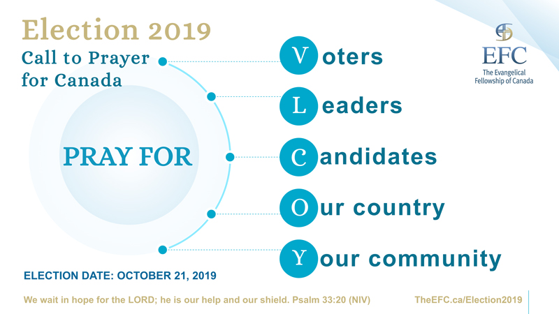 Federal Election 2019 Call to Prayer for Canada