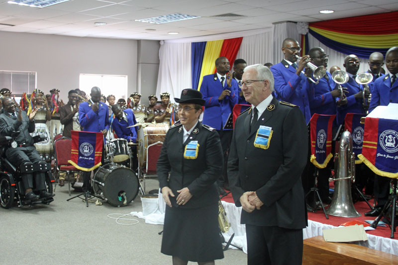 General and Commissioner Rosalie Peddle Make Historic First Visit to Botswana