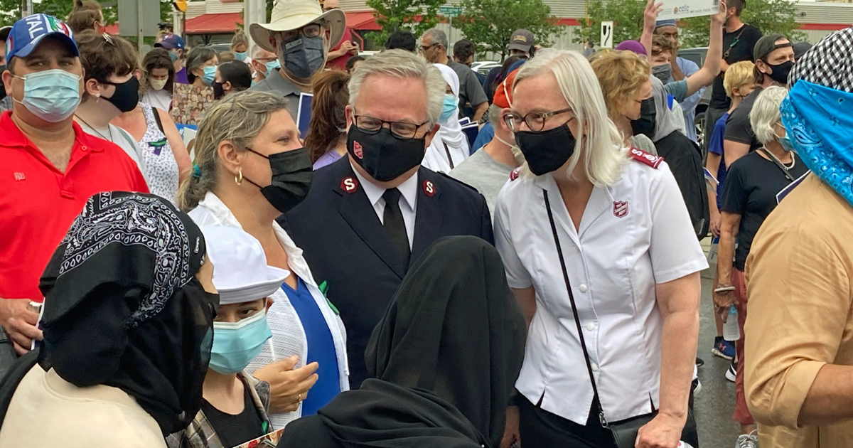 Ontario Divisional Leaders Join Anti-Racism March
