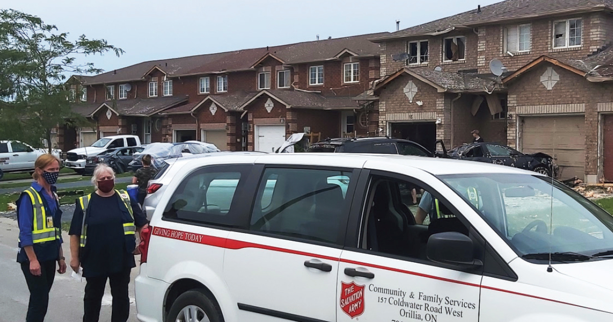 Army Assists After Tornado Hits Barrie