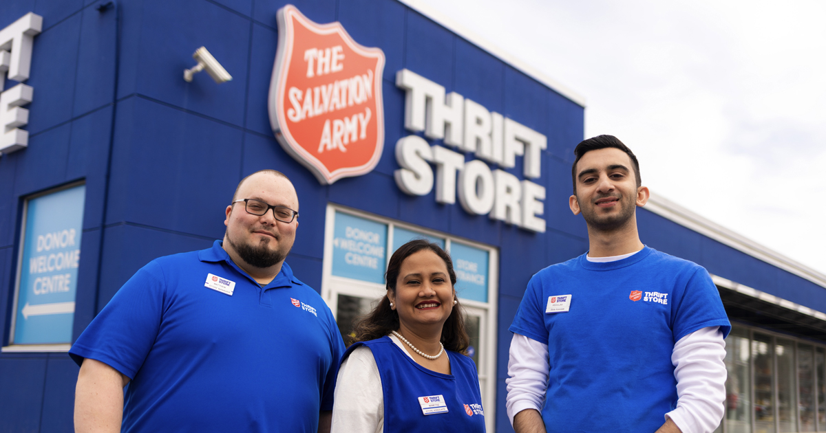 With 98 stores across Canada, The Salvation Army’s National Recycling Operations serves more than 10 million guests each year