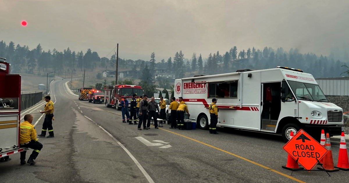 Update on The Salvation Army's Wildfire Emergency Response