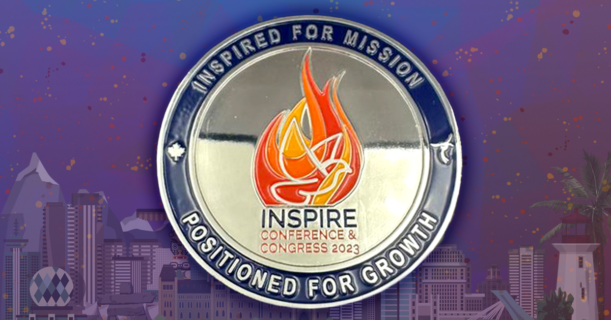 Salvation Army Coin Commemorates INSPIRE 2023