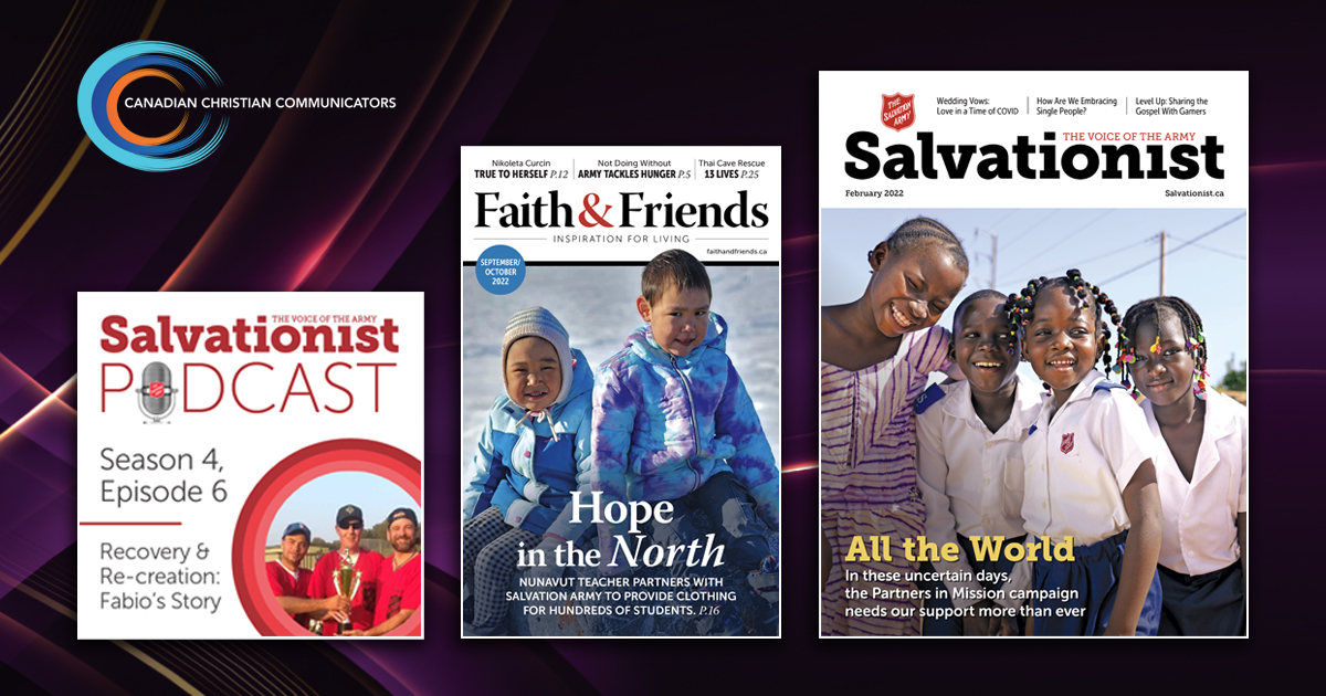 Salvation Army Media Wins 22 Awards