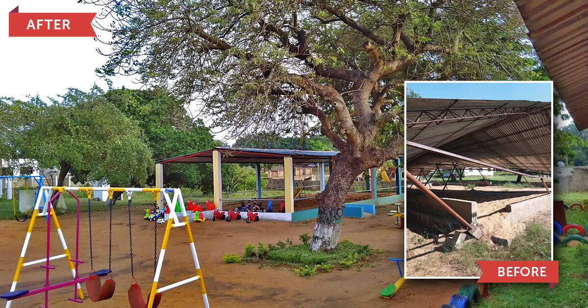 After a storm destroyed the play structure at a Salvation Army preschool in Xai-Xai, Mozambique, generous donations from the Canada and Bermuda Tty’s Gifts of Hope program enabled the school to build a new outdoor play area