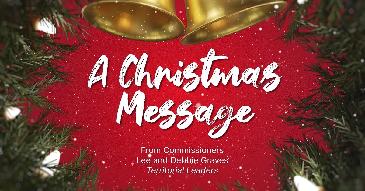 Watch the Territorial Leaders' Christmas Message for 2024