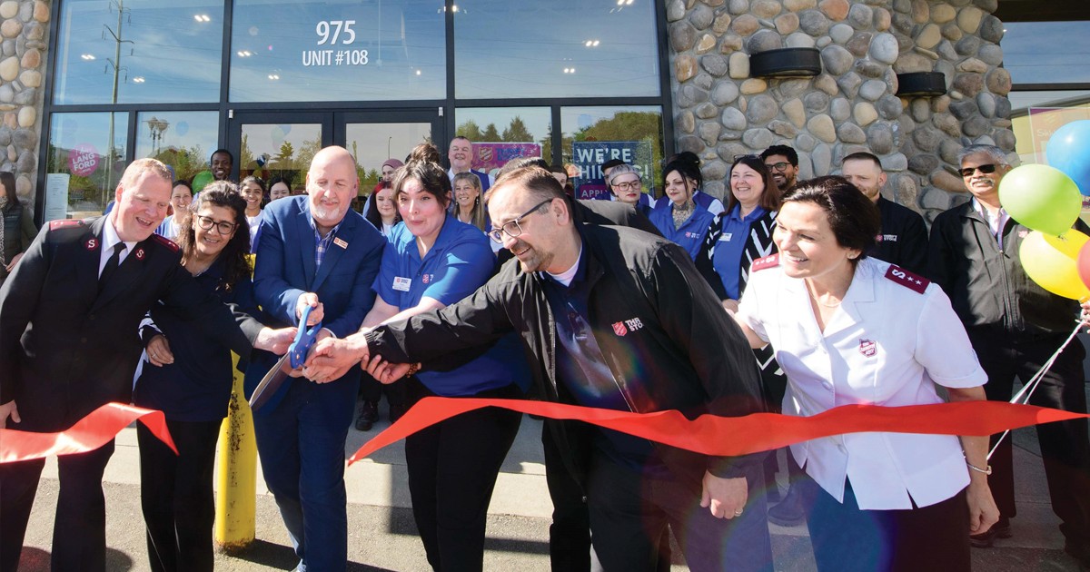 Army Thrift Store Opens on Vancouver Island