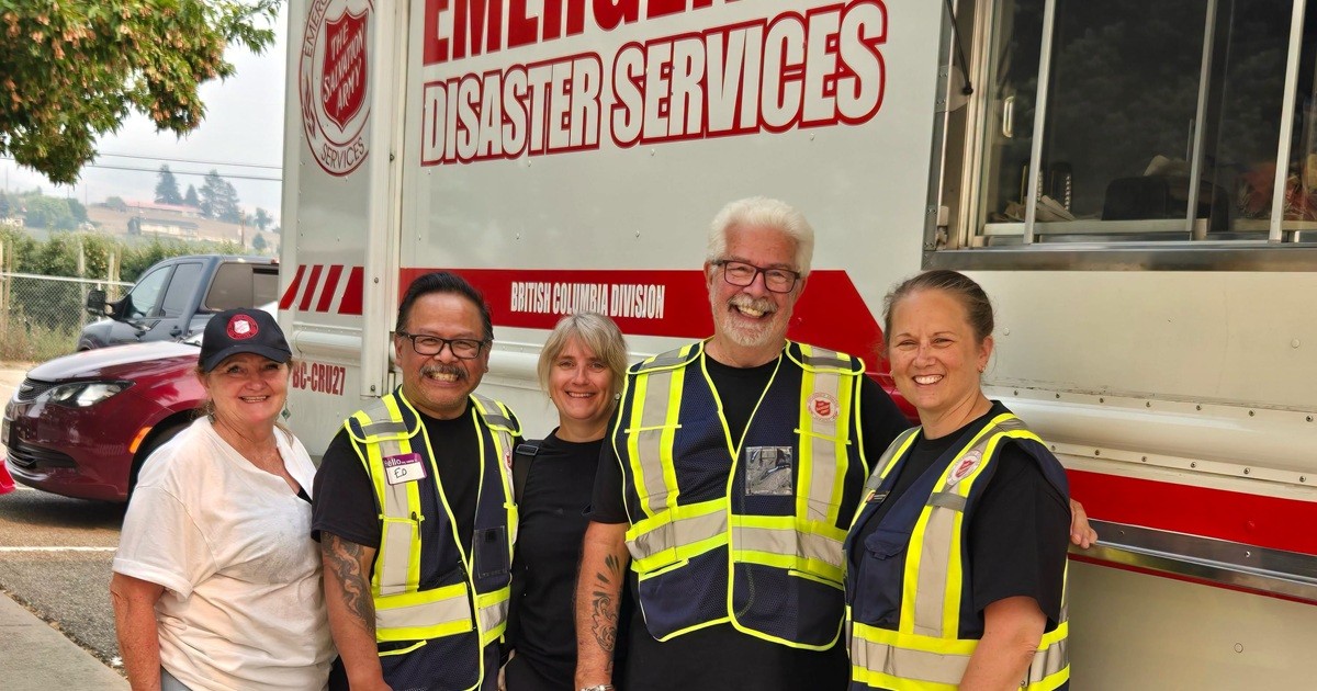 Salvation Army Responds to Wildfires Across British Columbia