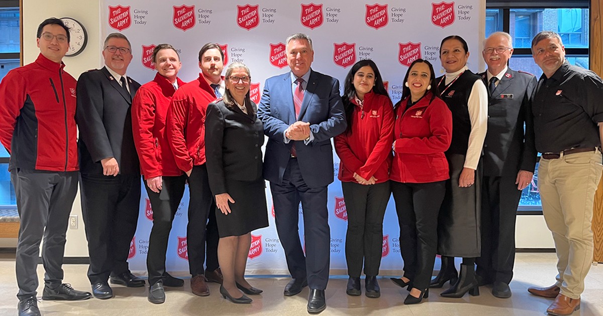 Salvation Army Gathers for Week on Parliament Hill