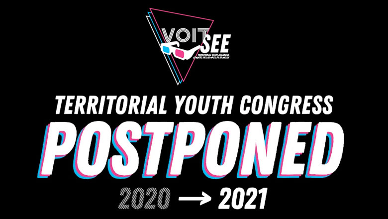 Territorial Youth Congress Postponed