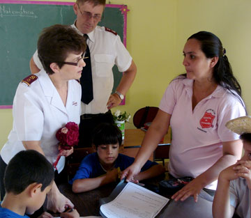 General Bond Visits South America East Territory