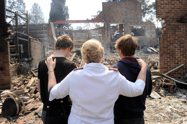 Salvation Army Responds After Fires in Australia