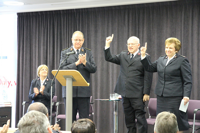 Chief of the Staff and Commissioner Roberts Welcomed to International Headquarters