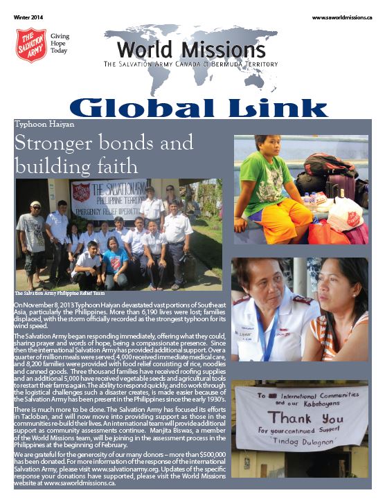 World Missions Global Link Winter Newsletter
