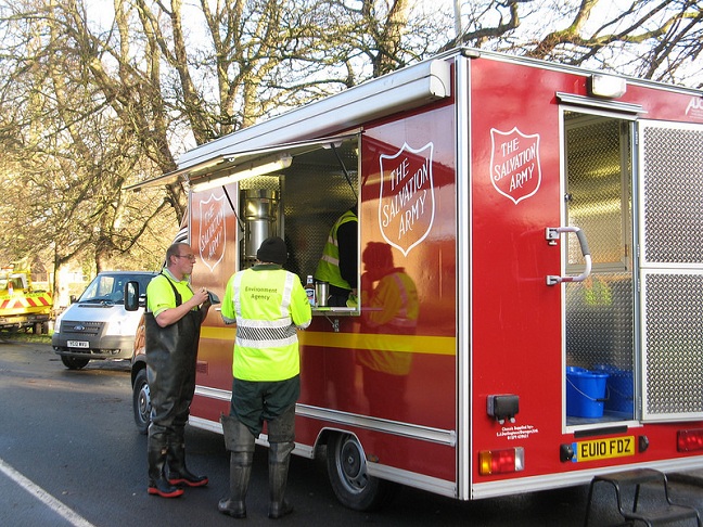 Salvation Army Assists Flood Victims in England