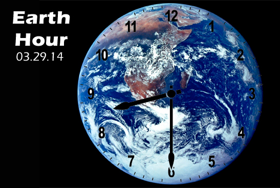 Show your support; Earth Hour 2014