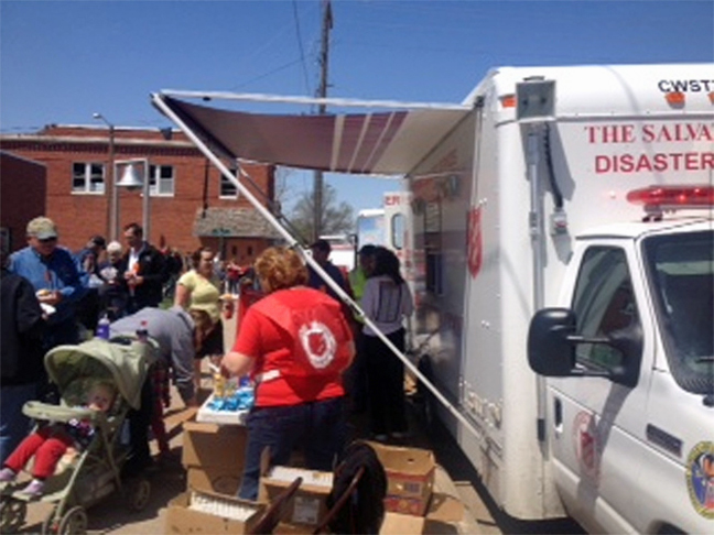 Salvation Army Helps Storm-Hit Nebraska