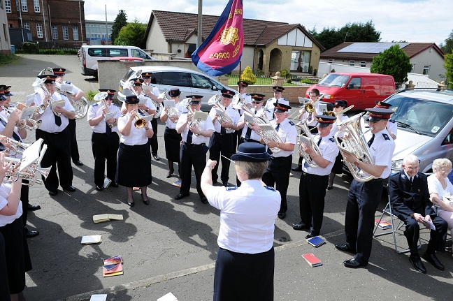 Chief of the Staff Leads Celebrations for Bellshill Corps