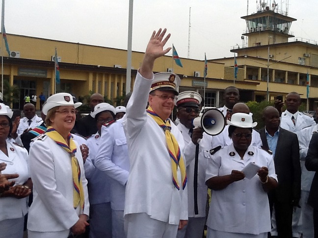 General and Commissioner Cox Lead Anniversary Celebrations in Congo