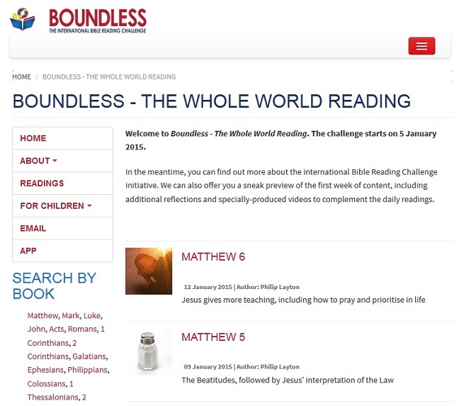 Boundless Bible Challenge Resources Now Available