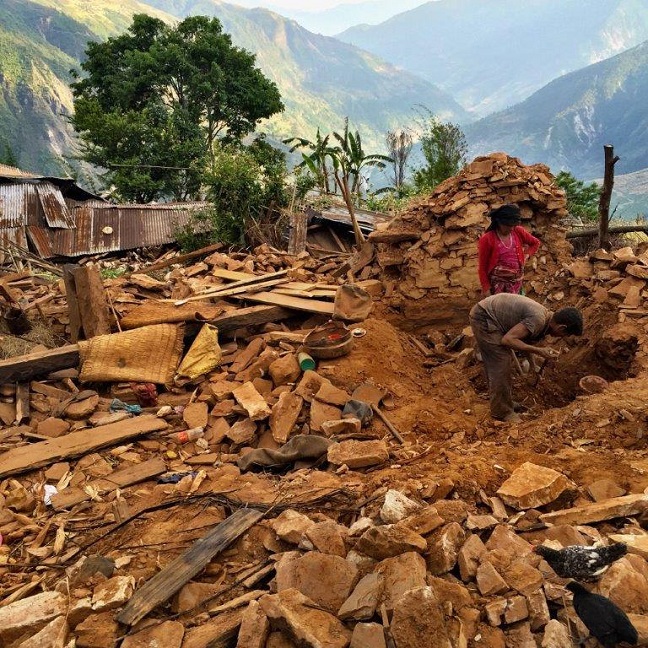 Salvation Army Volunteer Captures Video of Earthquake in Nepal