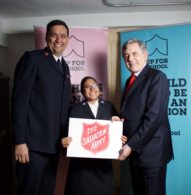 Salvation Army Joins United Nations Celebrations as #UpForSchool Petition is Presented