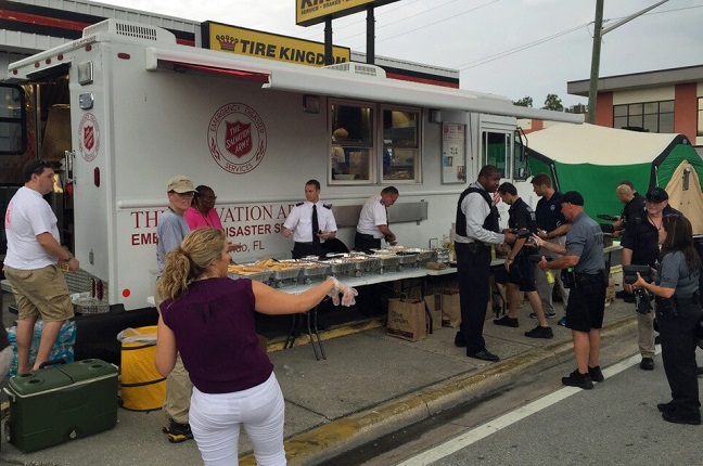 Salvation Army in Orlando Responds to Nightclub Shooting