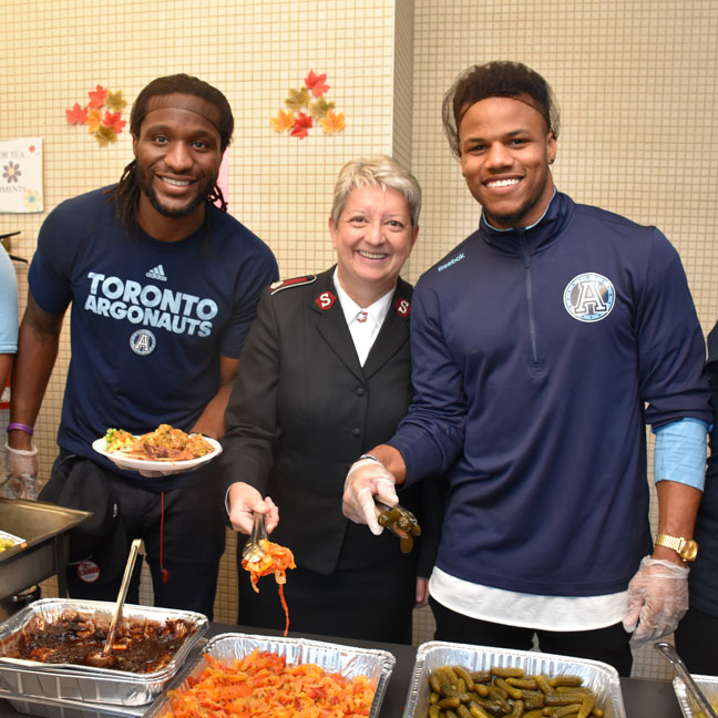 Argos Serve Thanksgiving Dinner at Salvation Army