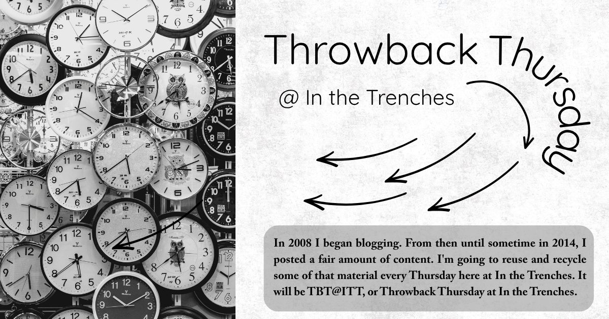 TBT@ITT - Unusual Courage